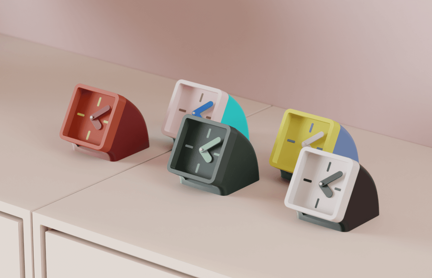 AngleTime Desk Clock - desk clock angle 4