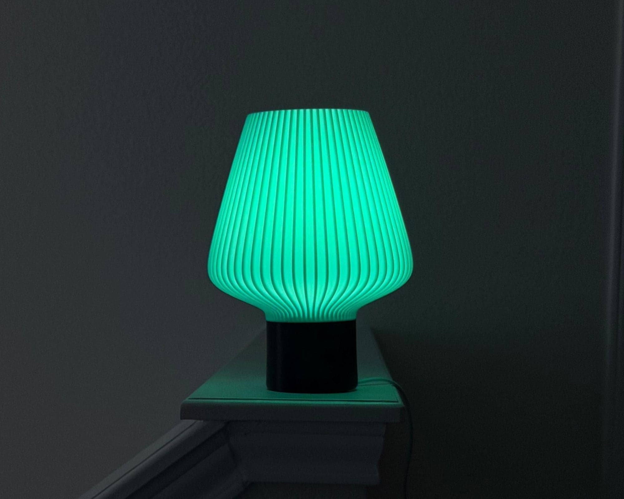Aurora Shade Lamp - table lamp angle 2