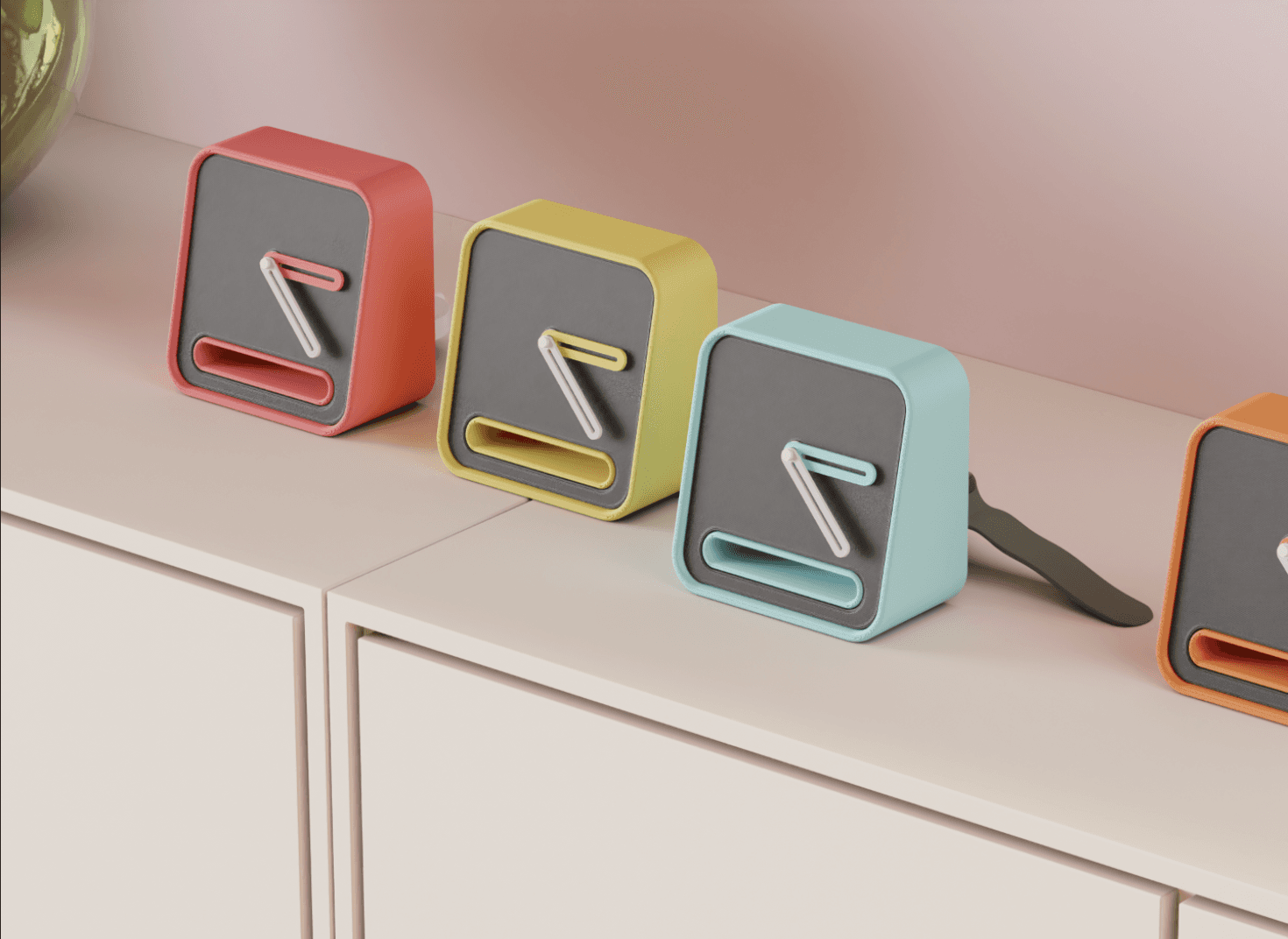 Keyline Desk Clock - 3D printed desk clock