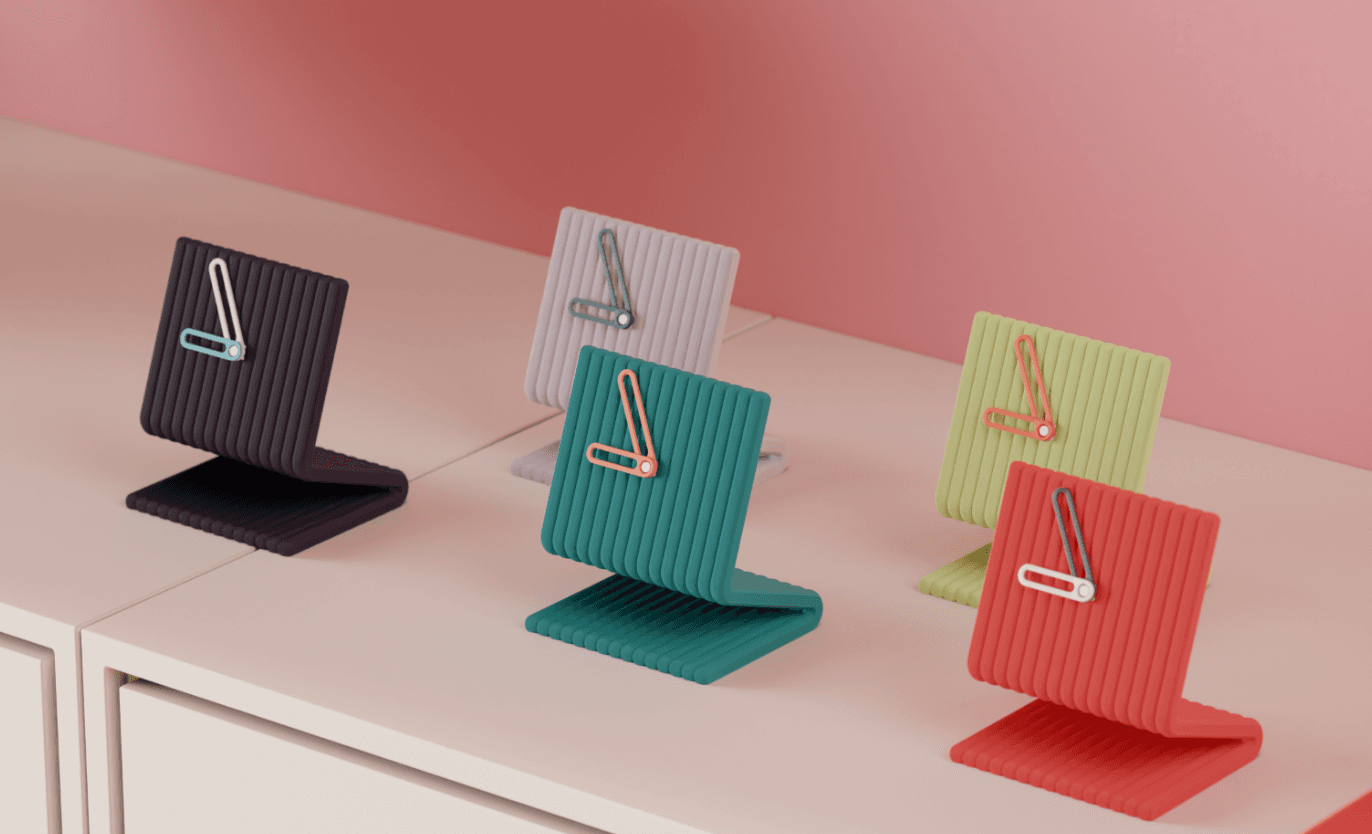 Ziggy Desk Clock - desk clock angle 2