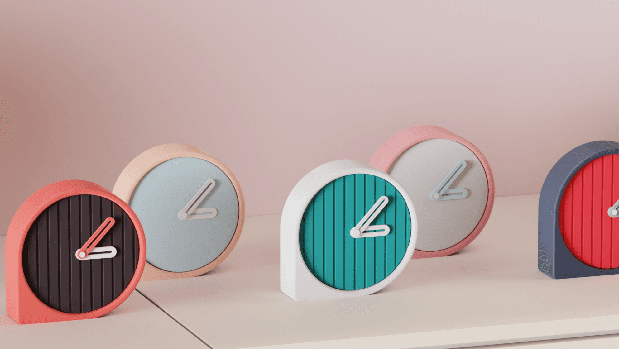 ArcTick Desk Clock - desk clock angle 4