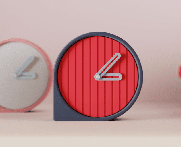 ArcTick Desk Clock - desk clock angle 2