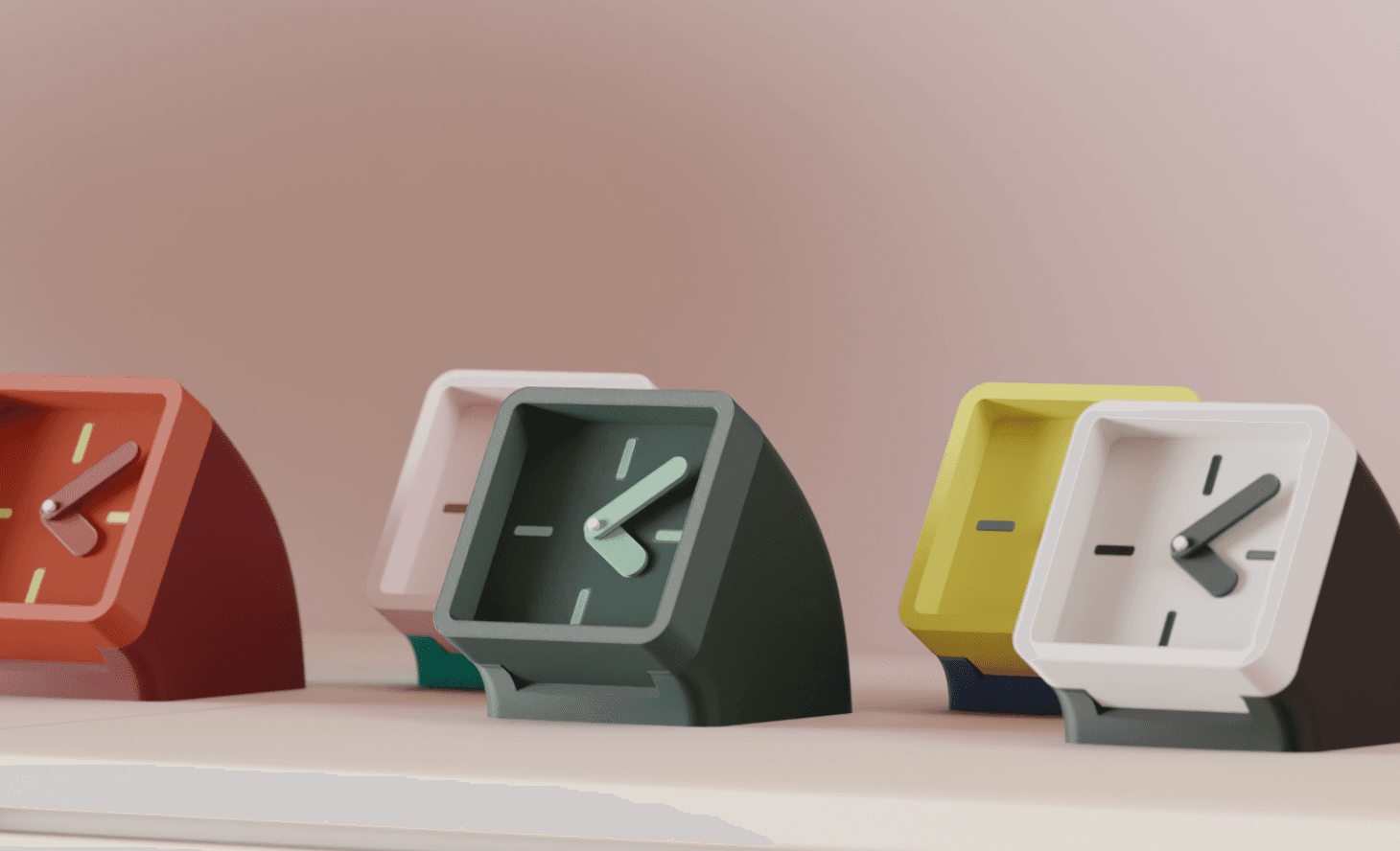 AngleTime Desk Clock