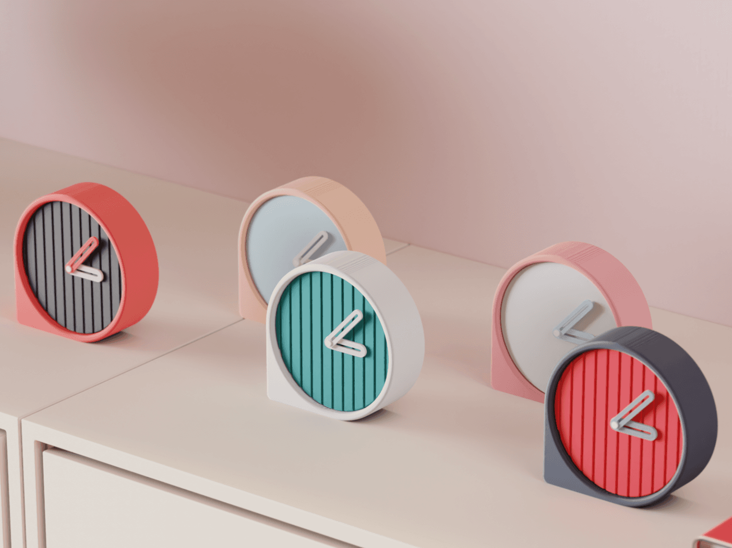 ArcTick Desk Clock